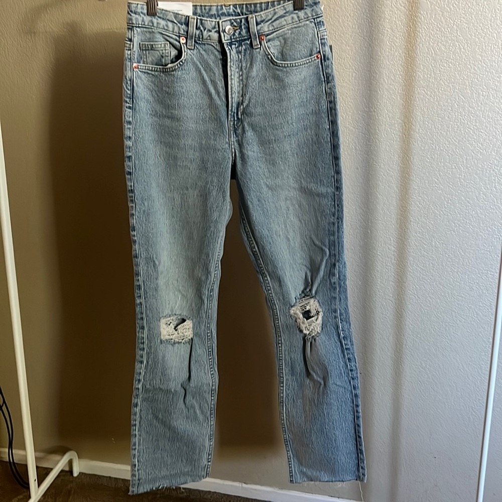 NWT H&M High Rise Vintage Straight Jeans